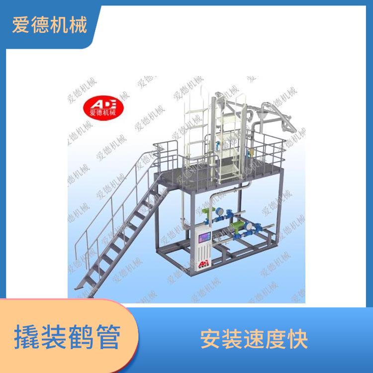 鹤岗低温撬装鹤管 内部光滑 不易积存污物 管道系统的维护更加方便