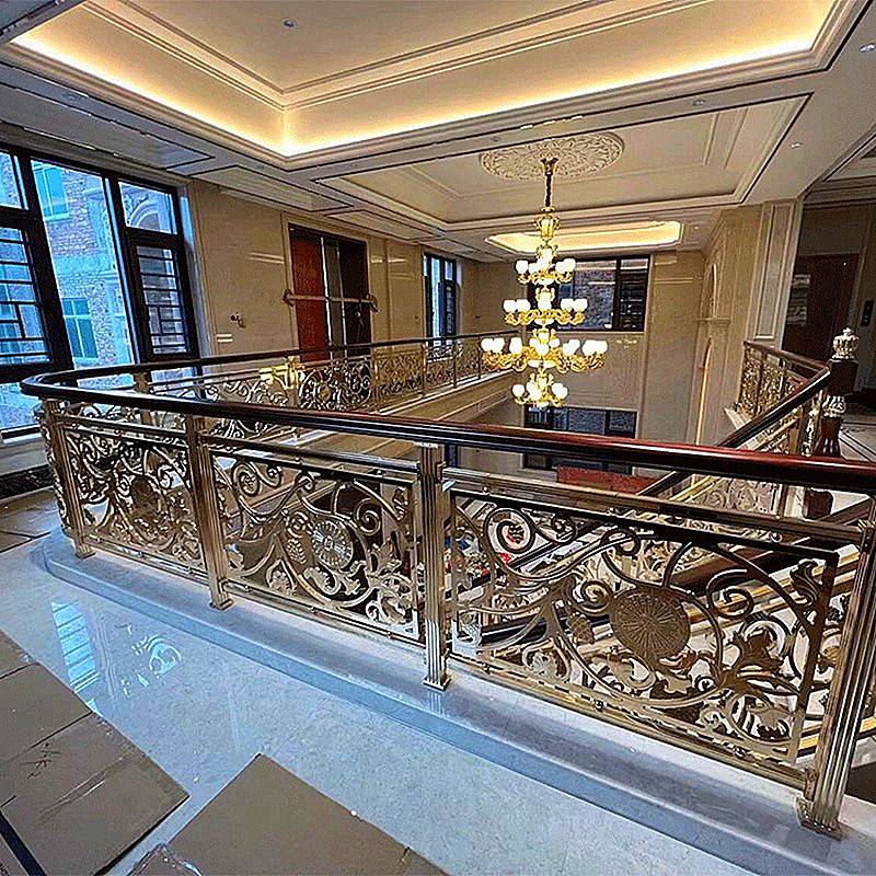 乌鲁 木齐 铜扶手加工厂 订制优雅与艺术并存的欧式楼梯