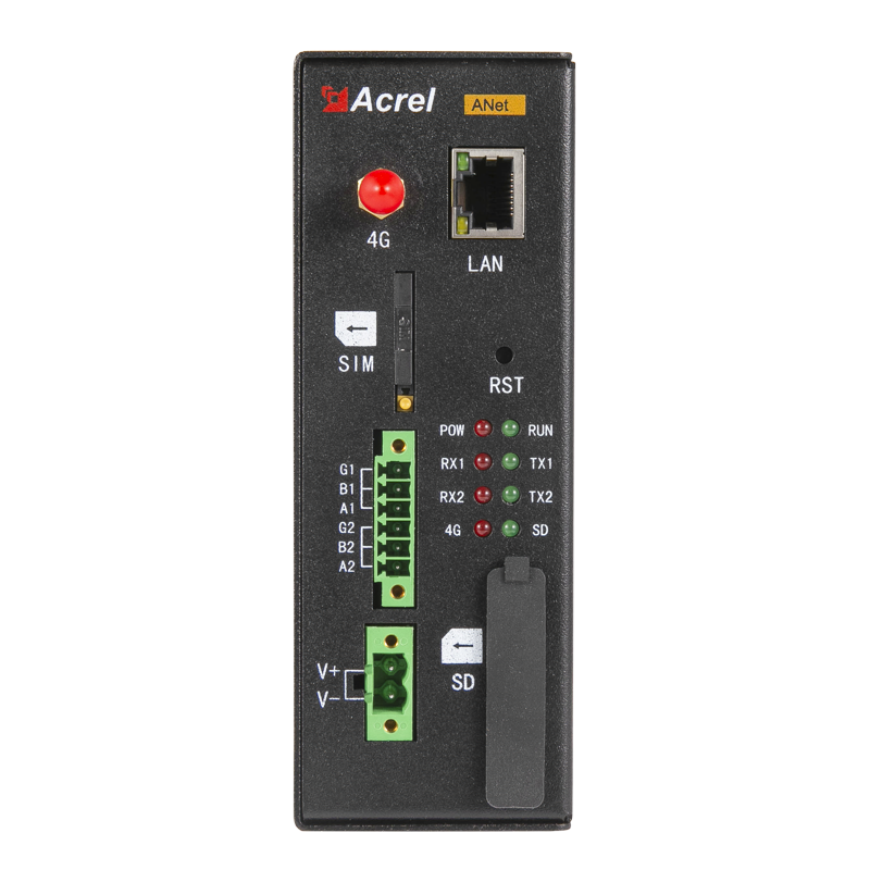 安科瑞ANet-1E2S1-4G智能网关 数据采集器 应用于建筑能耗 电力监控 电力需求侧 电网综能平台