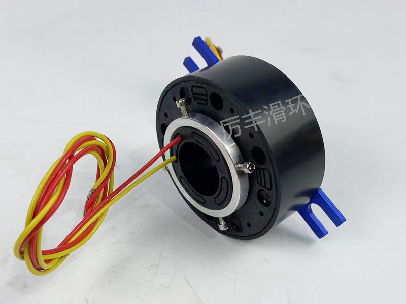 过孔式导电滑环360旋转供电高速耐高温电滑环 集电环