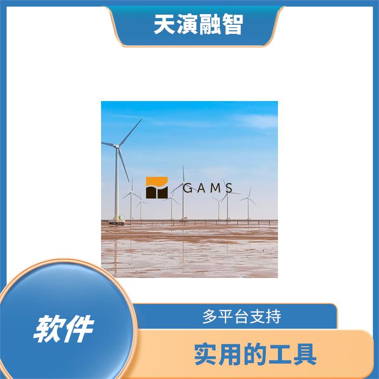 gams通用建模软件 图形化展示 直观的图形界面