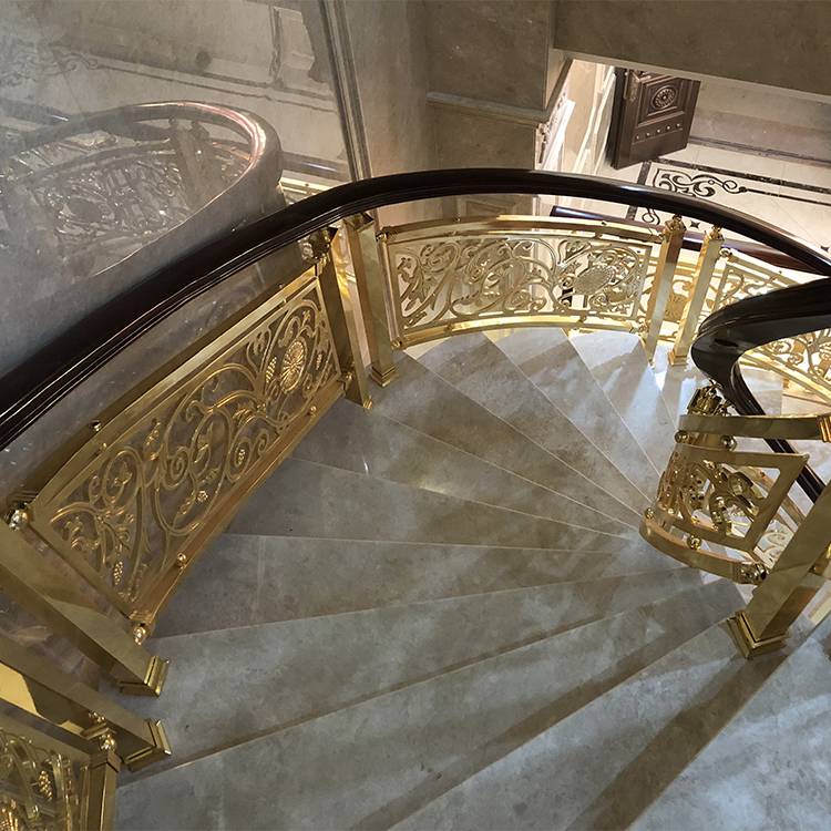 杭州中式铝艺楼梯护栏安装