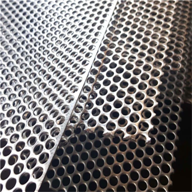 1.5mm厚铝板冲孔网卷板冲孔网锰板穿孔