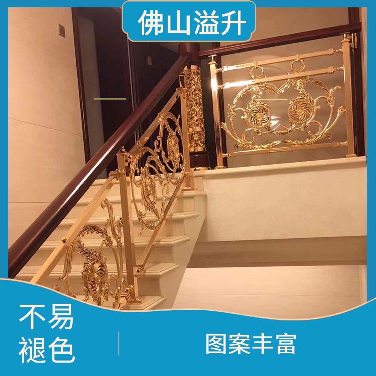 湛江传统艺术铜雕花栏杆安装 稳定性高 易于清洁