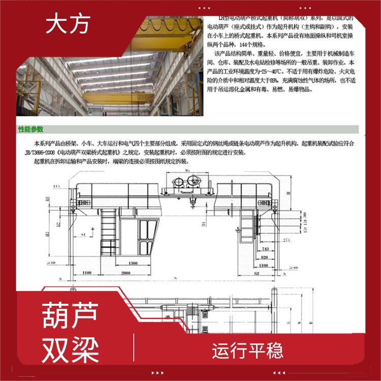 三門峽葫蘆雙梁 安全可靠