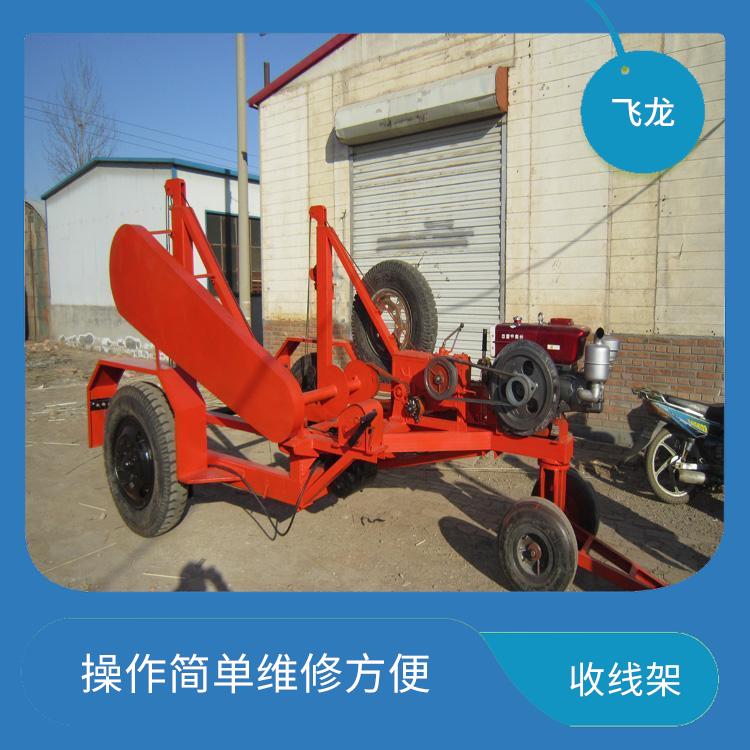 河北自动电缆收线车型号 可散盘使用 大大节省了人力时间