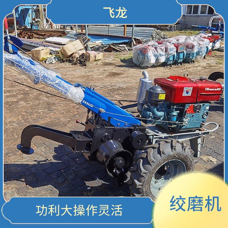 河北四轮绞磨机订购 后部可挂拖箱运输工具