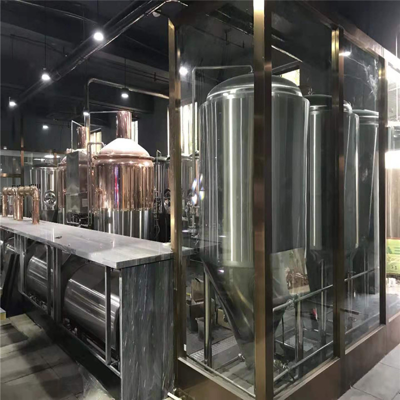 银川小型啤酒设备产量1吨的鲜啤酒设备机器
