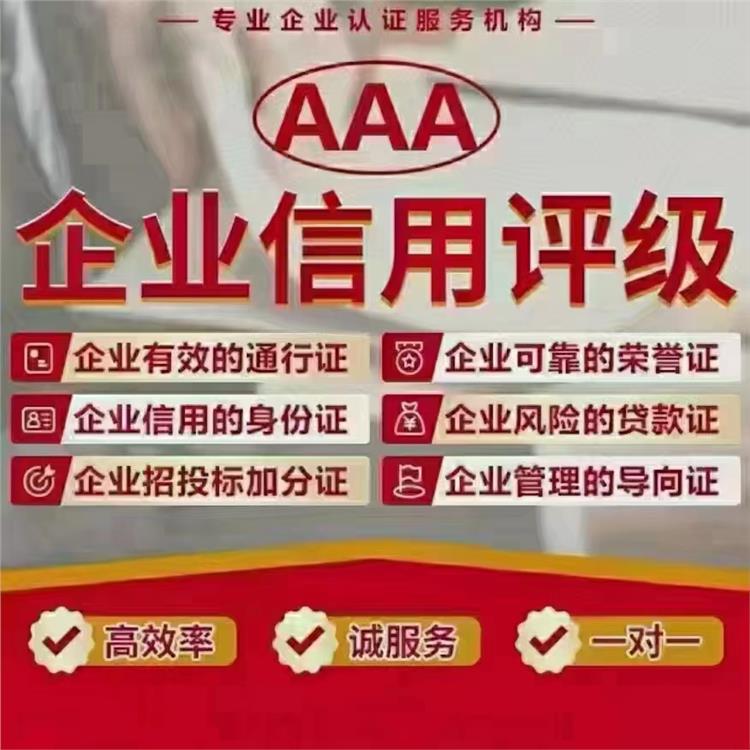 南京AAA信用评级申请流程 提高生产力影响力