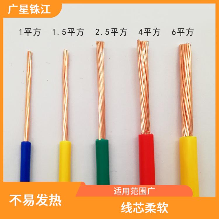 广星珠江BVVR-铜芯双绝缘多股软电线 导电性好 线体颜色多样