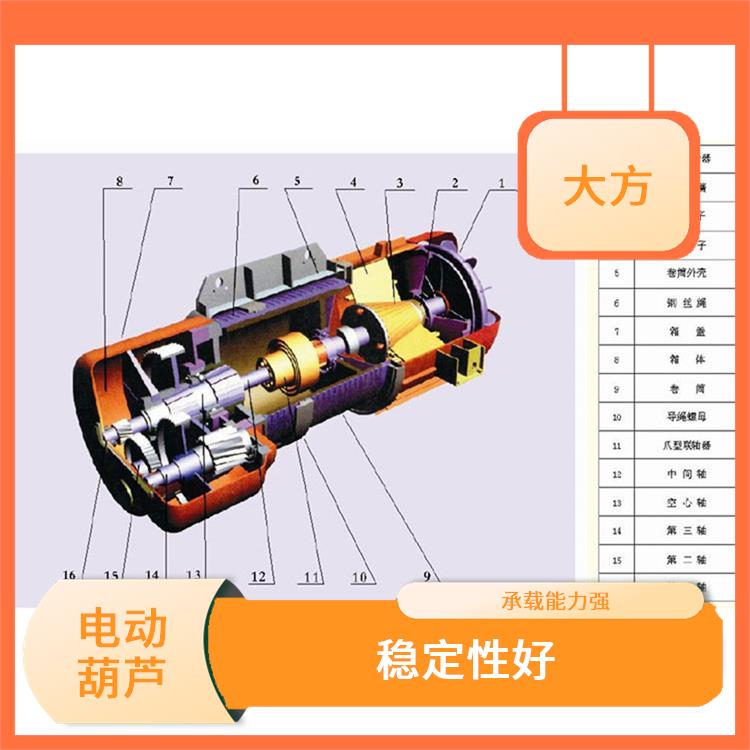 大方CD電動葫蘆報價 輕便易攜 穩(wěn)定性好