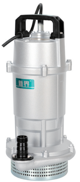 新界QDX8-18-0.75L3铝壳潜水泵-流量:8m³/h扬程:18m