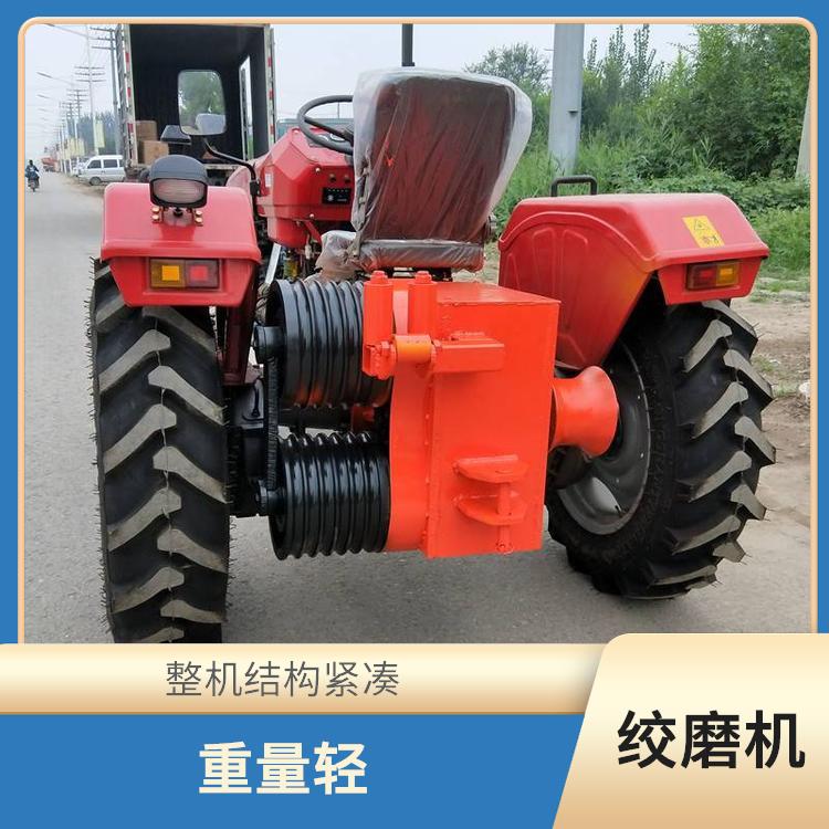 河北廊坊50型拖拉机绞磨机 马力大 工作效率高