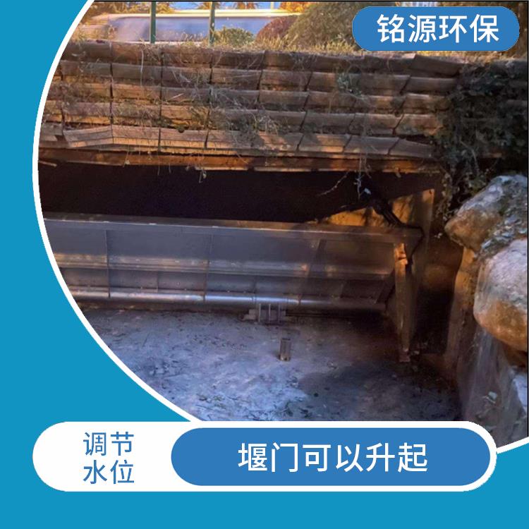 出水堰門河道水位攔蓄 靈活性強(qiáng) 堰門可以降下