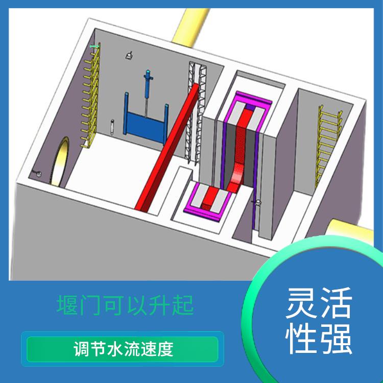 液动钢制堰门远程智能控制 操作简便 维护成本低