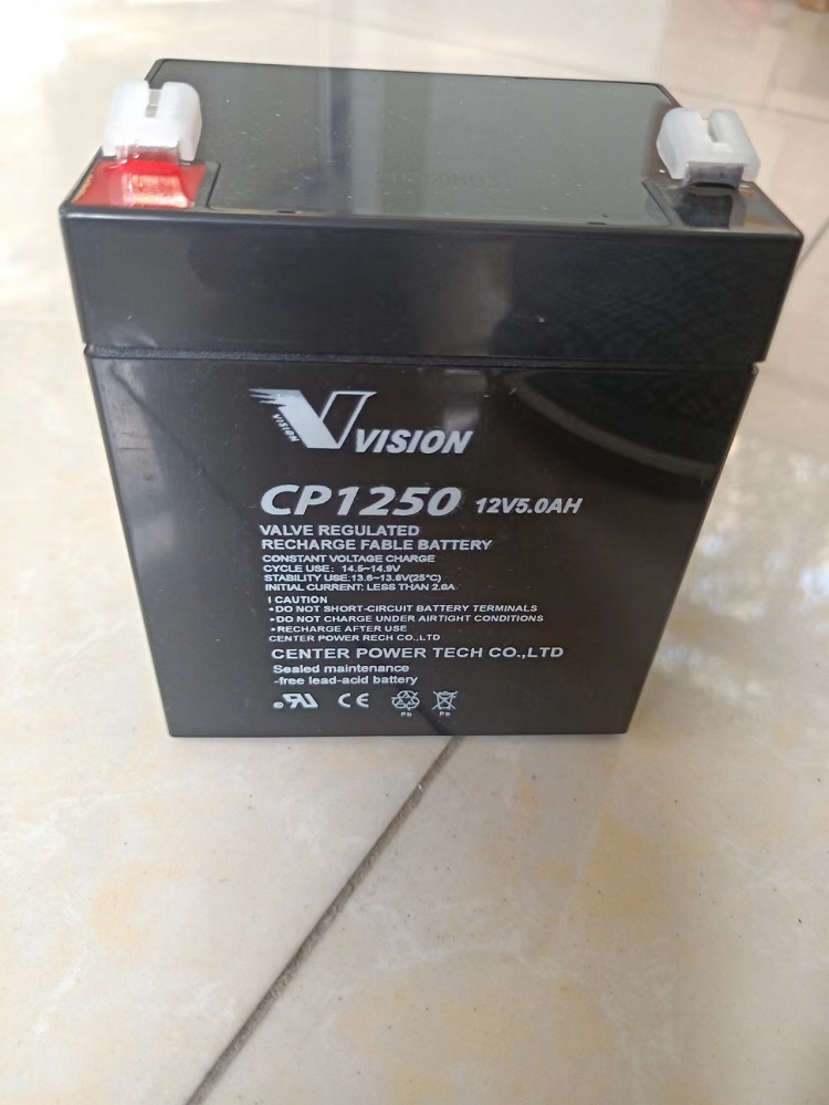 VISION威神蓄电池CP1250 12V5.0AH 威神蓄电池12V5AH
