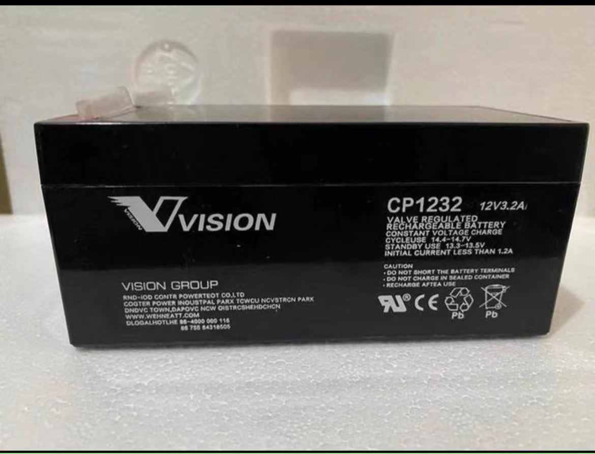 VISION威神蓄电池CP1232 12V3.2AH消防
