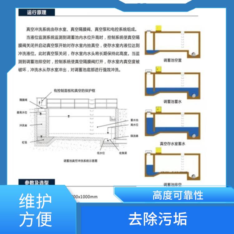 真空冲洗设备清污装置 维护方便 提高工作效率