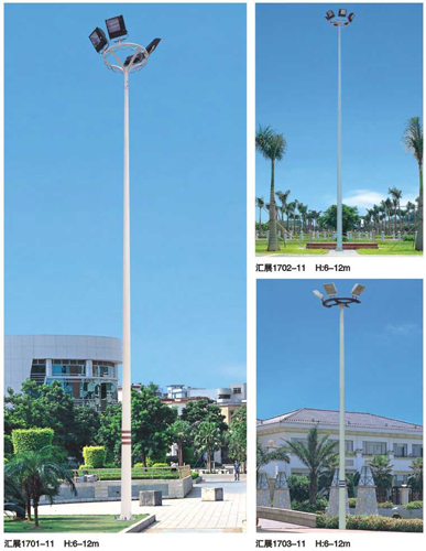 四川球场高杆灯生产厂家/12米高杆灯加工