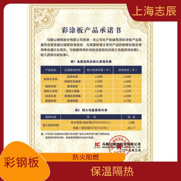 马钢彩钢卷代理 施工方便 重量轻 强度高