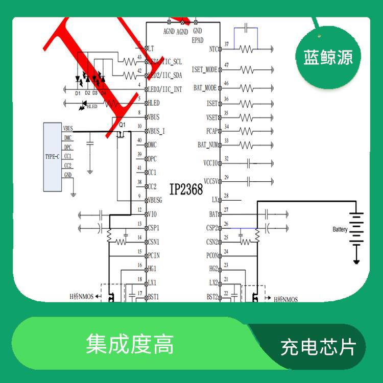 通常采用低功耗设计 大功率升降压充电芯片 有效保护充电安全