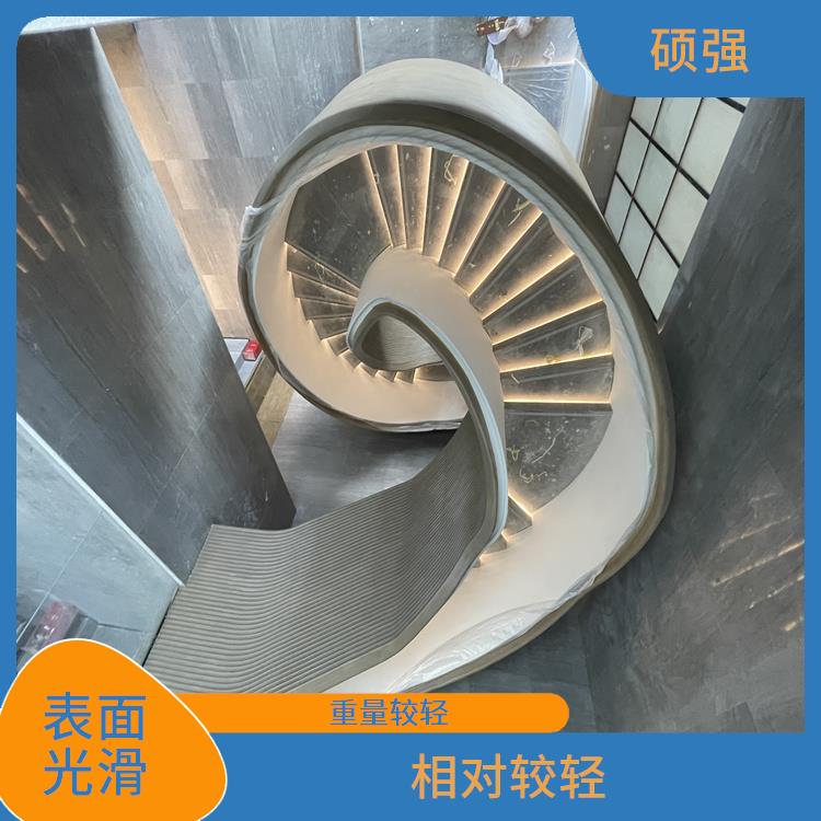 宁波GRG旋转楼梯厂家销售 良好的装饰性 易加工性