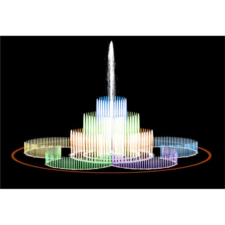 衡水喷泉设计 维修方便可定制 多媒体音乐喷泉