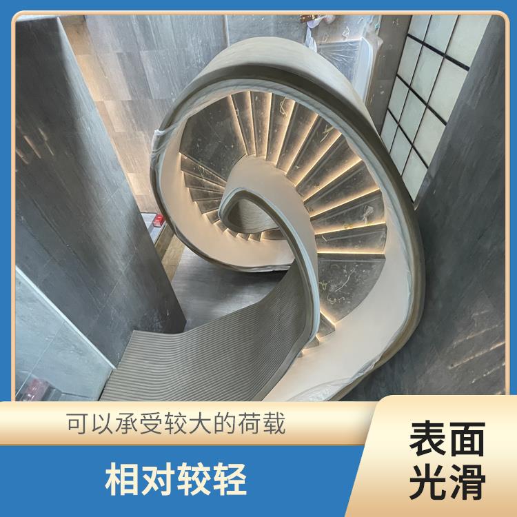 杭州GRG旋梯造型厂家 便于搬运和安装 增加墙面的装饰效果