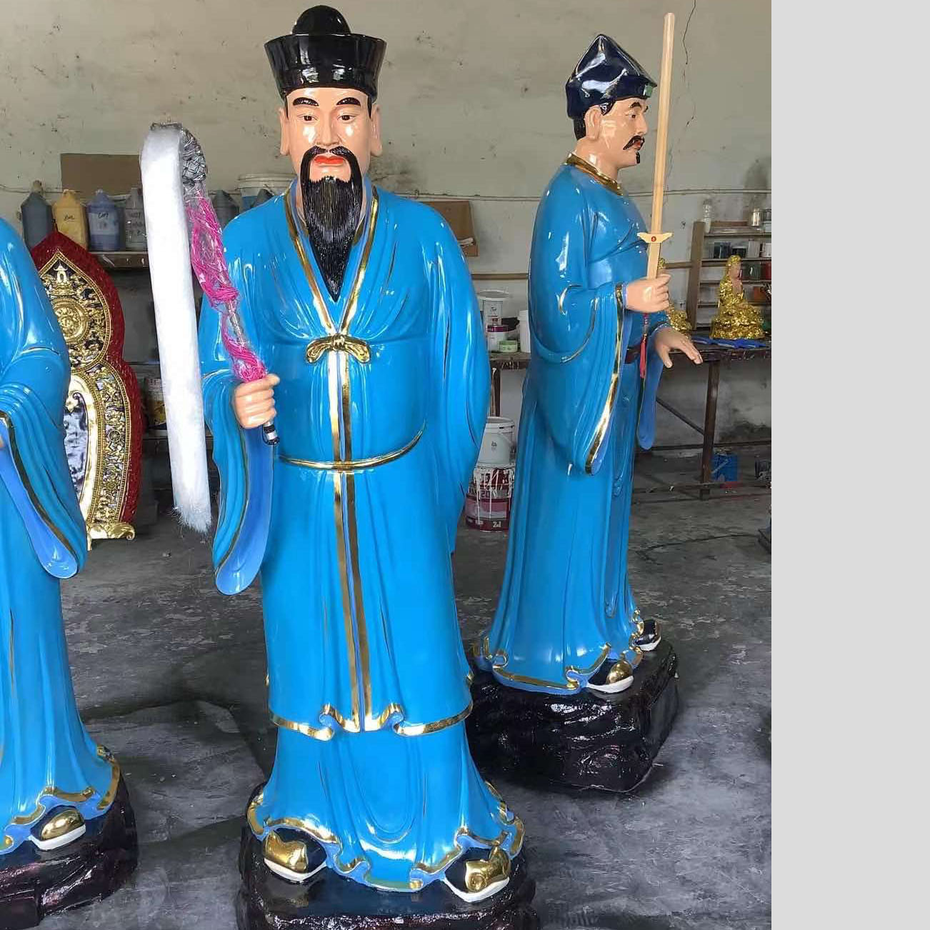 王重阳神像1.3米 全真派创派祖师神像 树脂神像 佛像厂家