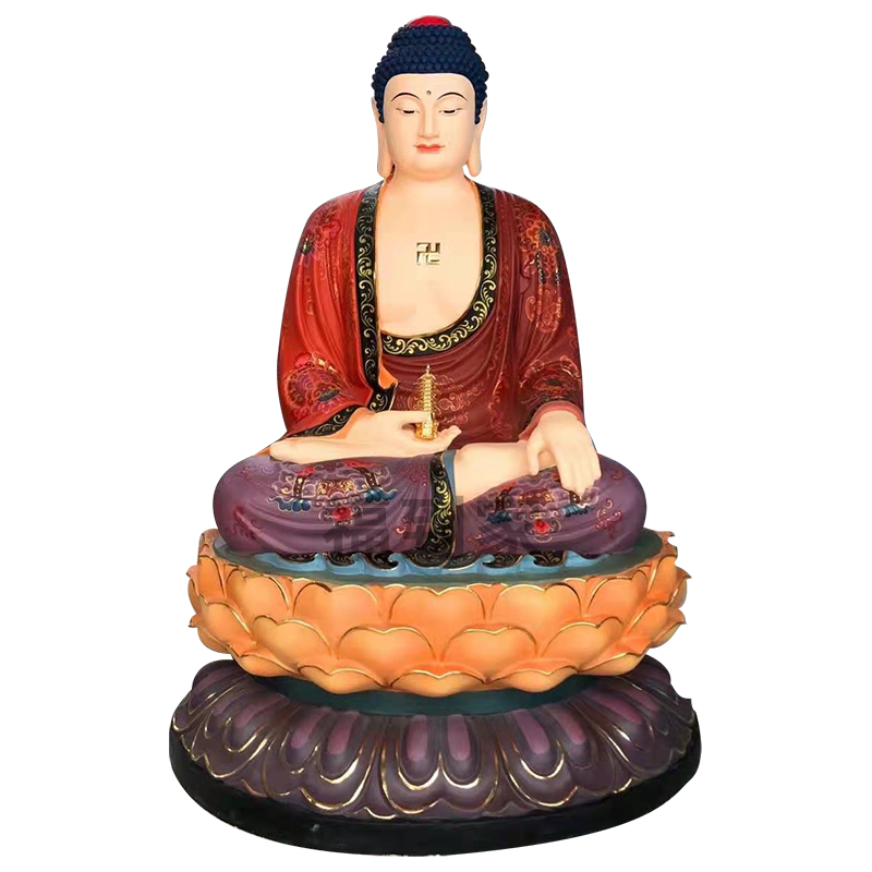 释迦摩尼佛神像1.3米 婆娑三圣神像 地藏菩萨 观世音菩萨佛像 树脂神像 佛像批发
