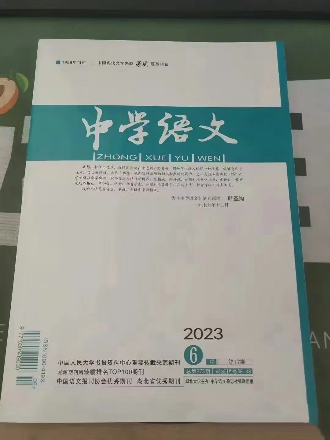 中学语文杂志的简介【中学语文】期刊论文发表指南