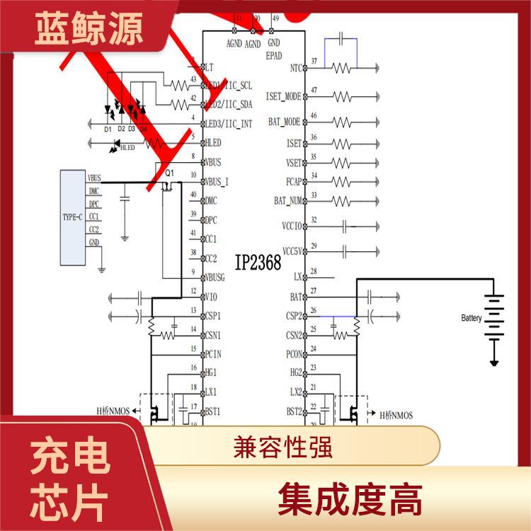 有效保护充电安全 能够实现对电流电压的准确 IP2368价格