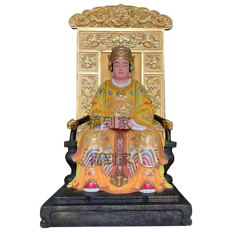 王母娘娘神像1.3米 瑶池圣母神像 太灵九光龟台金母 树脂神像 佛像厂家