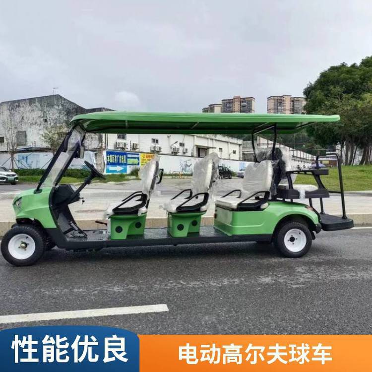 4人座驾驶式电动高尔夫球车 供应宝莱特四轮观光车