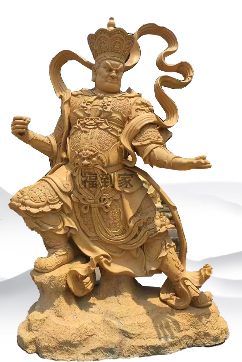 四大金刚神像1.3米 四大天王佛像 东方持国天王 南方增长天王 树脂雕塑 佛像厂家
