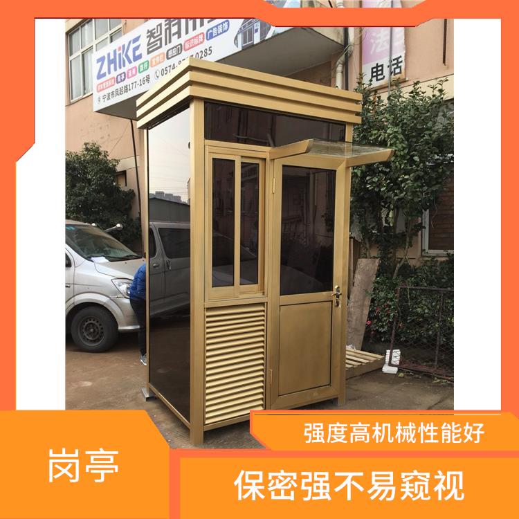 舟山金屬雕花板崗亭規格 耐高低溫透光性好 節約土地面積