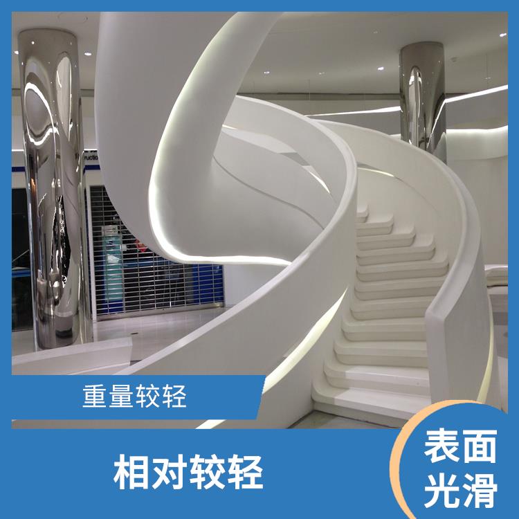 宁波GRG旋转楼梯定制 相对较轻 便于搬运和安装
