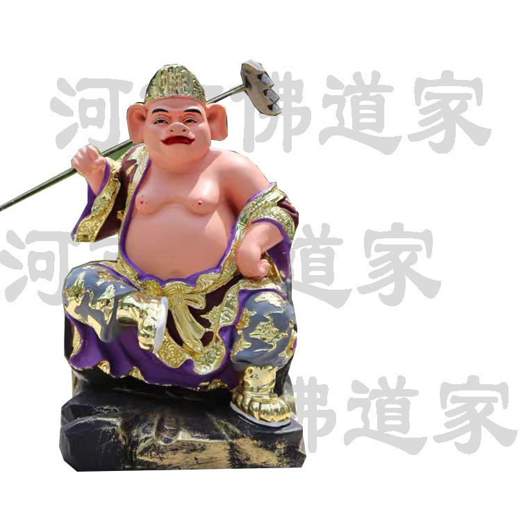 猪八戒雕塑1.3米 天蓬 猪悟能神像 玻璃钢神像 神像批发