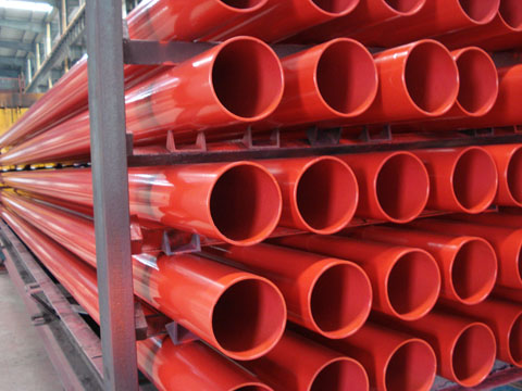 穗生牌镀锌钢管JDG镀锌导线管钢塑复合管 衬塑管是以普通碳素钢管作为基础 涂塑钢管