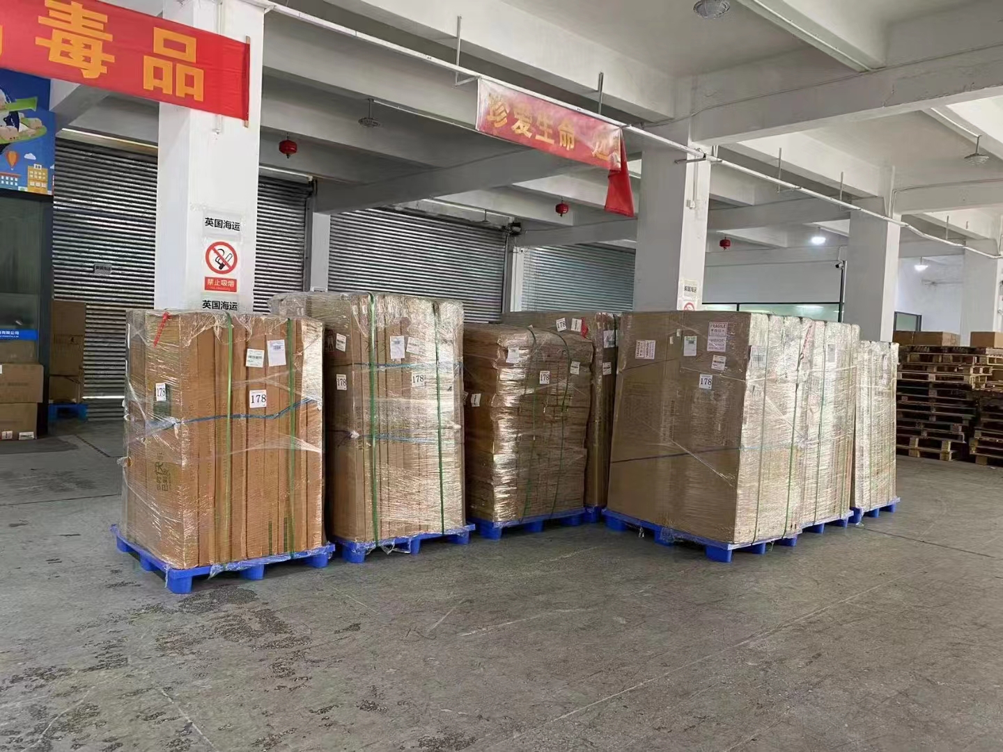 电子产品的专线运输服务，这些货物将被运送到乌兹别克斯坦