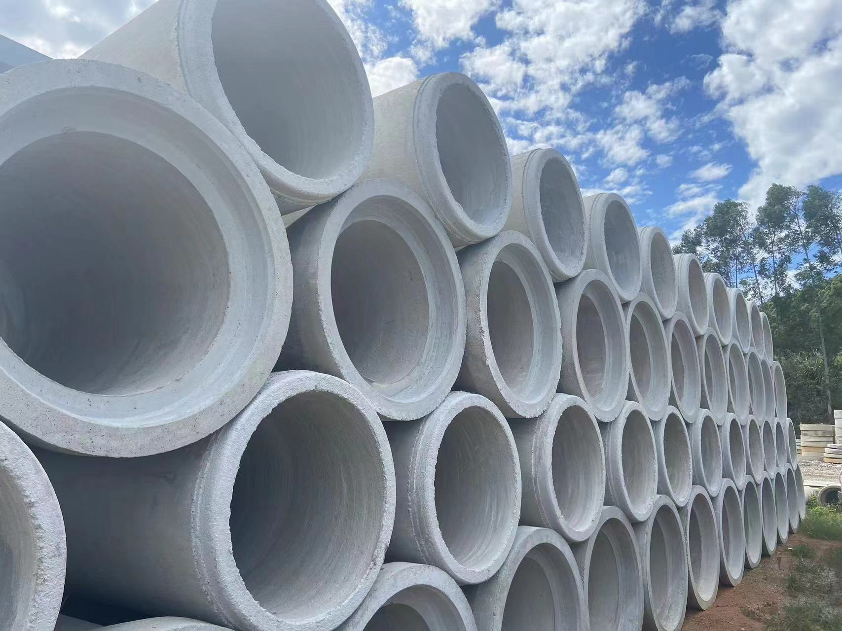 可定制现货供应 承插式水泥管 预制涵管排水管 二级钢筋混凝土管