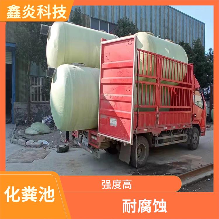 一體式玻璃鋼化糞池尺寸圖 強(qiáng)度高 體積小 有效容積大