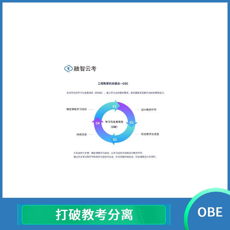 OBE理念 注重学生的学习结果 强调合作与交流