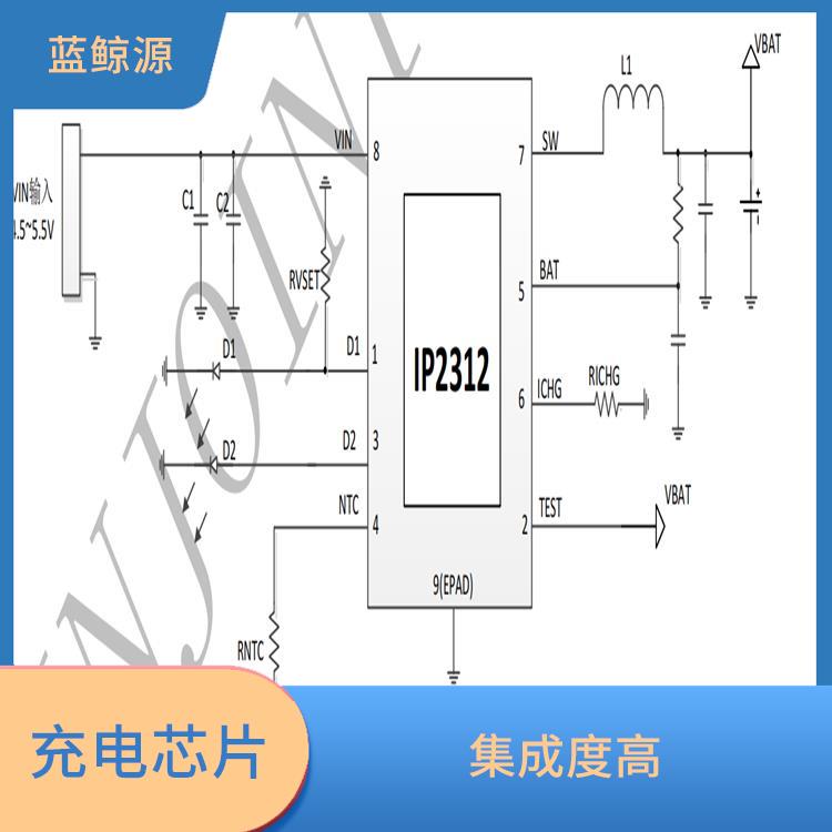 內(nèi)置MOS管充電IC 低功耗設(shè)計(jì) 內(nèi)置了多種保護(hù)功能