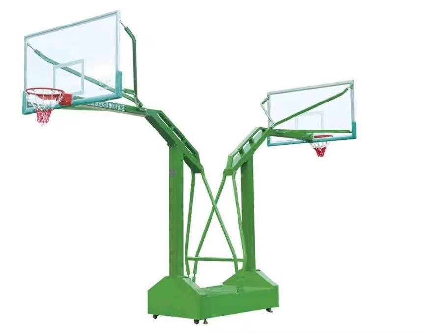涵科国标校园钢篮球架液压式篮球架凹箱体篮球架