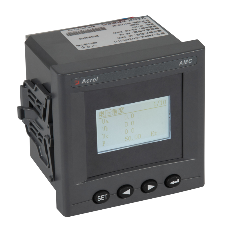 AMC96L-E4/ZKC交流检测仪表安科瑞多功能电表 中文显示基波和全电参量事件记录