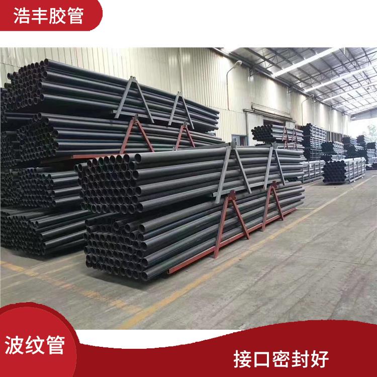 联塑hdpe双壁波纹管代理商 抗外压能力强 重量轻 耐高压