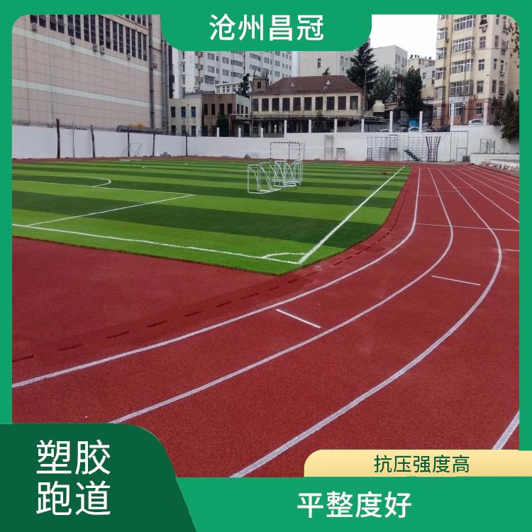 上海学校塑胶跑道 供应 表层色调温和 对冲击力吸收好
