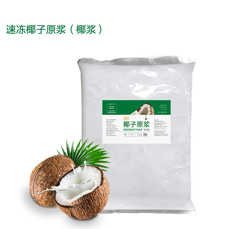 海南华用速冻椰浆冷冻椰子原浆20kg原料工厂直供