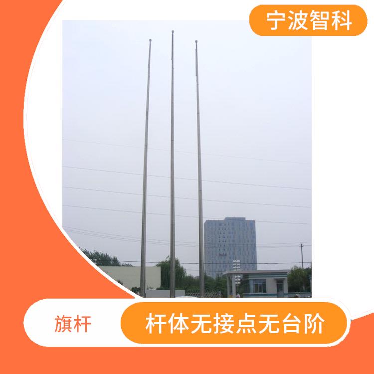 台州不锈钢旗杆定制 挺拔壮观 表面质感匀称平整